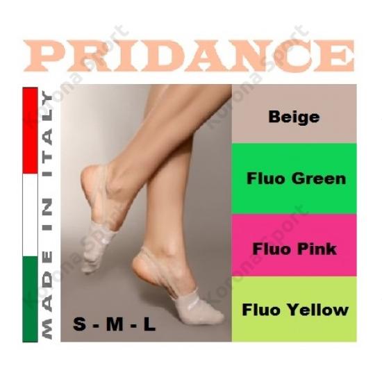 Pridance Zoknis Forgócipő Fluo Yellow