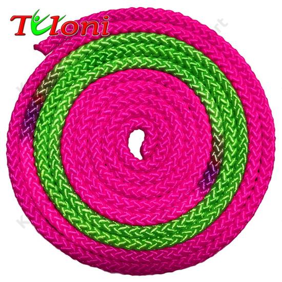 Tuloni kötél Bi-Colour Pink/Green/Pink