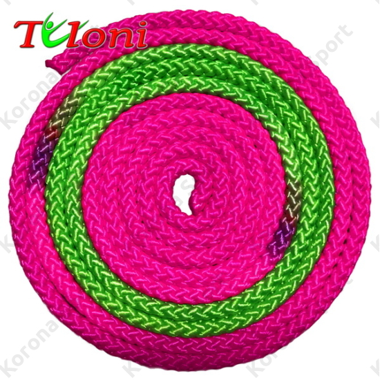 Tuloni kötél Bi-Colour Pink/Green/Pink