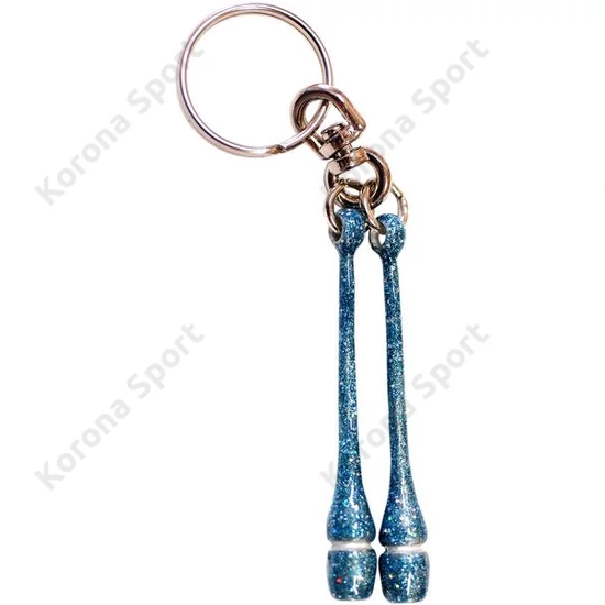Pastorelli kulcstartó buzogány Glitter Light Blue