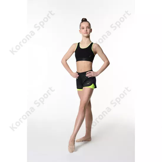 Solo Double shorts RG768 - Black-Lime
