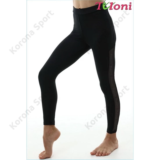 Tuloni Lábfej Nélküli Leggings - Mesh - Black