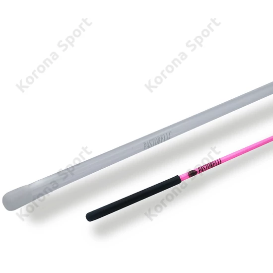 Pastorelli Szalagbot Fekete Botvéggel - Glitter Fluo Pink 