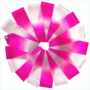 Kép 1/5 - Gyakorlószalag bottal Multicolor Pink-White 5m